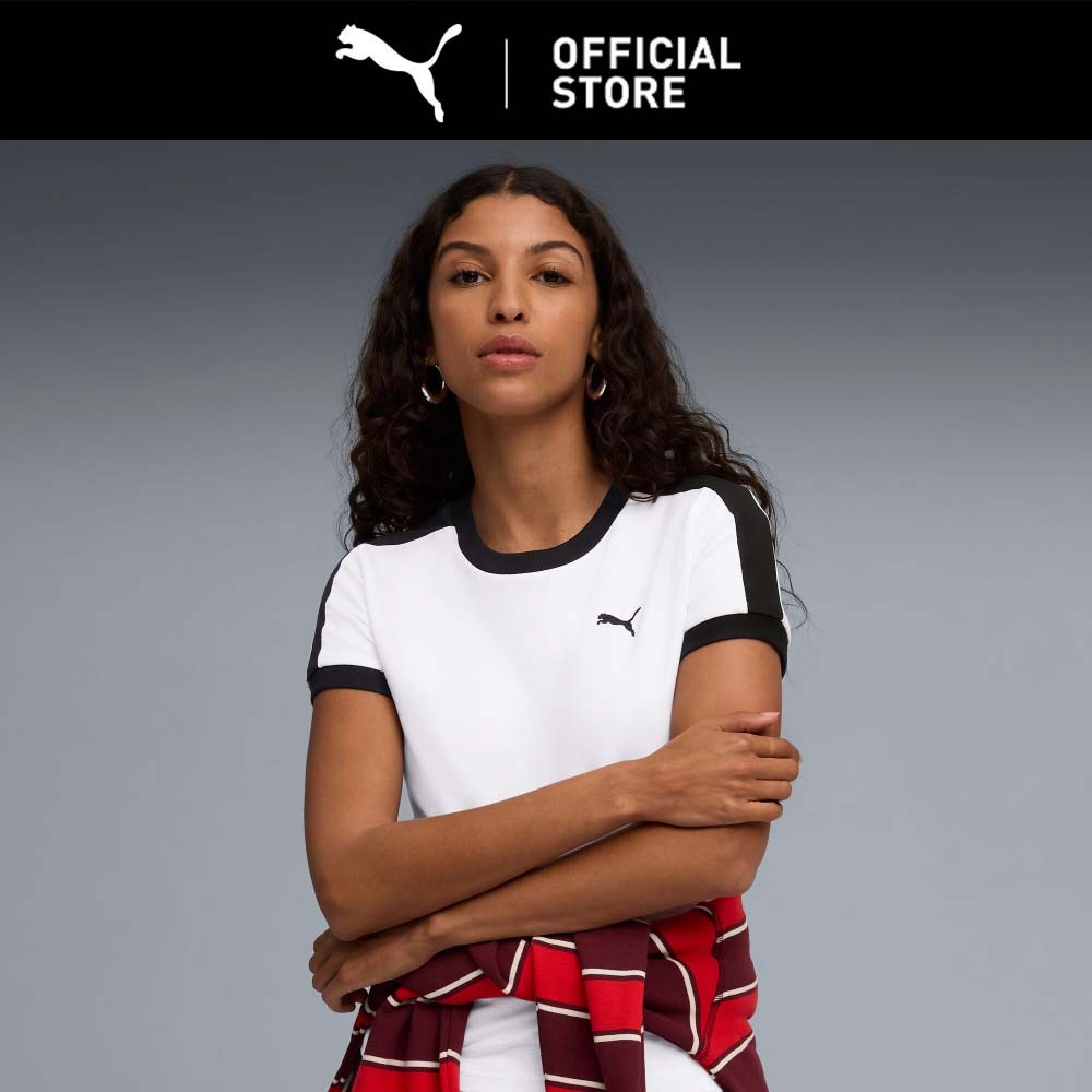 PUMA T7 Slim Tee Wanita