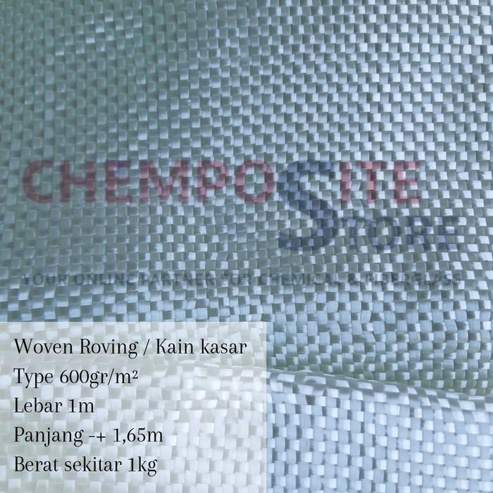 Expert woven roving wr 600 fiberglass - serat fiber kaca - fiber glass WR 1kg