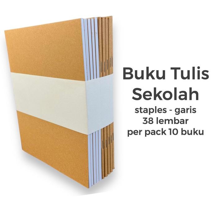 

Planner Buku Tulis Sekolah Garis 38 Lembar Paket 10 Pcs Tidak Perlu Sampul