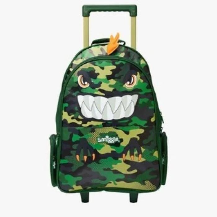 PALING MURAH. SMIGGLE TROLLEY DINO BUDZ BACKPACK/TAS KOPER DINO/ KADO