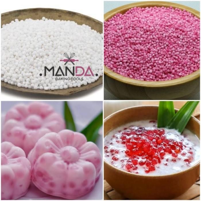 (Allthebest) Sagu Mutiara Putih , Merah Muda sagu mutiara thailand 250 gr