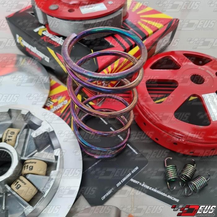 PAKET FULL UPGRADE CVT KIRIAN NMAX AEROX LEXI 125 155 KAWAHARA