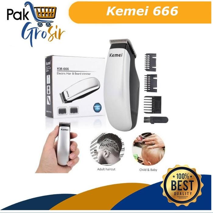 Mesin Cukur Rambut Mini Alat Cukur Kumis Jenggot 666