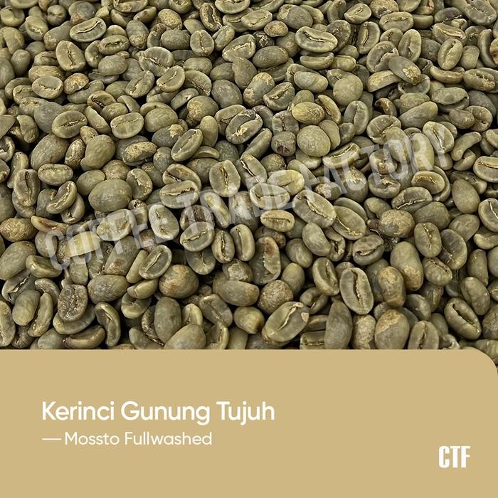 

GREEN BEANS ARABIKA KERINCI MOSSTO FULLWASHED / COFFEE TRADE FACTORY CTF / GREEN BEAN ARABICA BIJI