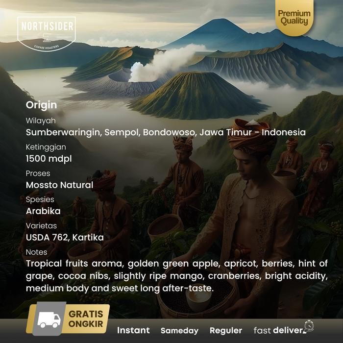

NORTHSIDER KOPI ARABIKA IJEN MOSSTO NATURAL COFFEE