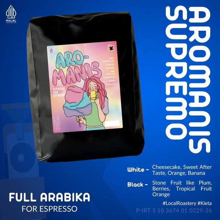 

KOPI ARABIKA AROMANIS SUPREMO BLEND 250GR