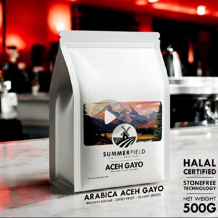

KOPI ARABIKA ACEH GAYO 500G SUMMERFIELD PREMIUM COFFEE
