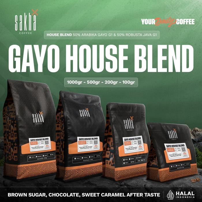 

KOPI ARABIKA GAYO HOUSE BLEND PREMIUM COFFEE ESPRESSO BIJI BUBUK COFFE