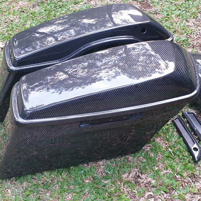 

Terlaris Saddlebags Box Harley Davidson Carbon Fit All Hd Touring