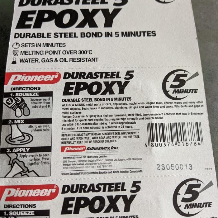 (Expert) Lem durasteel pioner 15gr lem knalpot lem radiator lem tahan panas