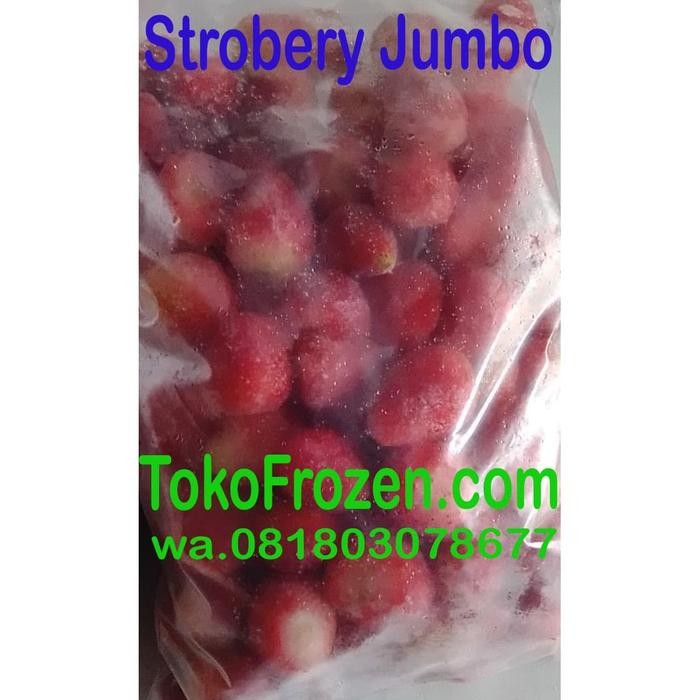 

FREShBgt- STRAWBERRY JUMBO GRADE AB FROZEN BUTIRAN BESAR