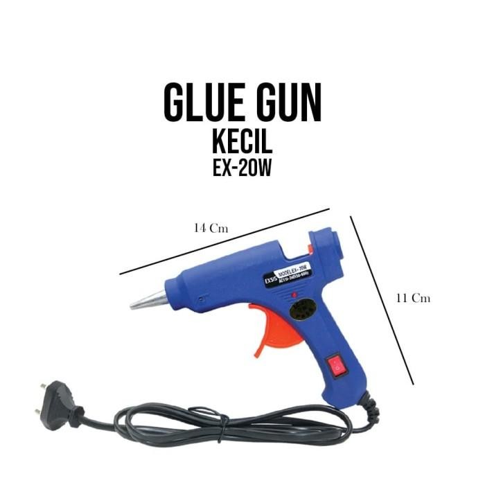 [Allthebest] Glue gun / Glue gun KECIL / Glue gun dengan ON/OFF / Glue gun EX20W