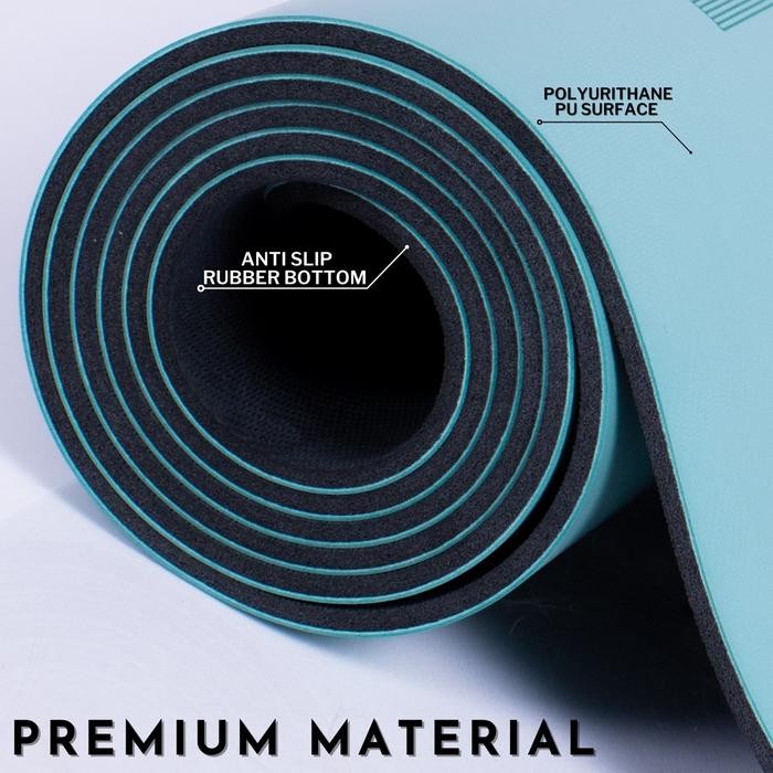 Yoga Mat Pu Rubber 5 Mm. Yoga Mat Anti Slip. Yoga Mat Premium
