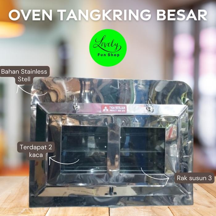 TERLARIS Oven Kompor Tangkring Tiga Berlian Model Segi Besar
