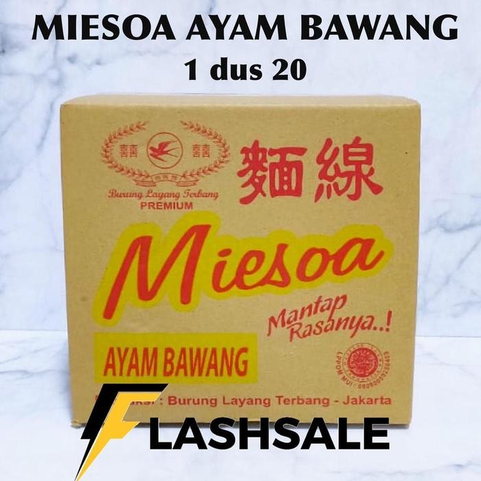 

Dus Miesoa Ayam Bawang Misua Cap Burung Layang Terbang Gratis Ongkir