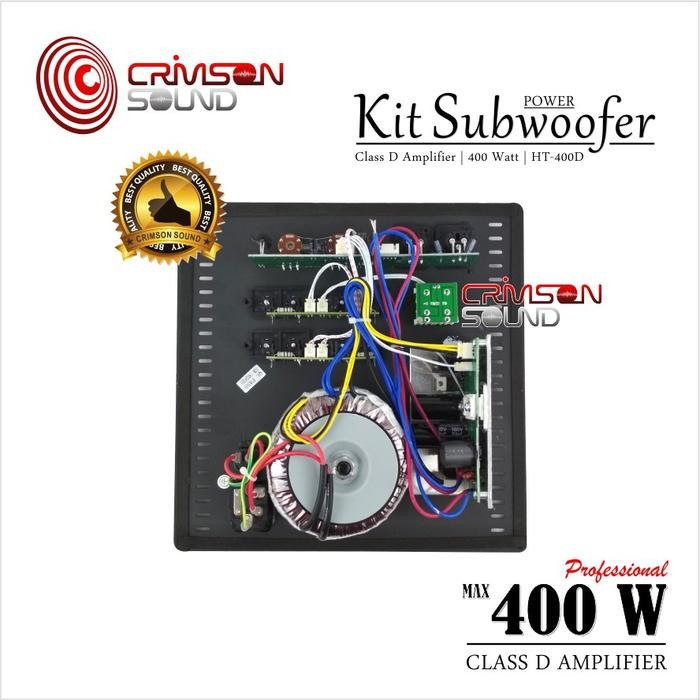Murah Power Kit Subwoofer Aktif 400 Watt Class D Ht-400D