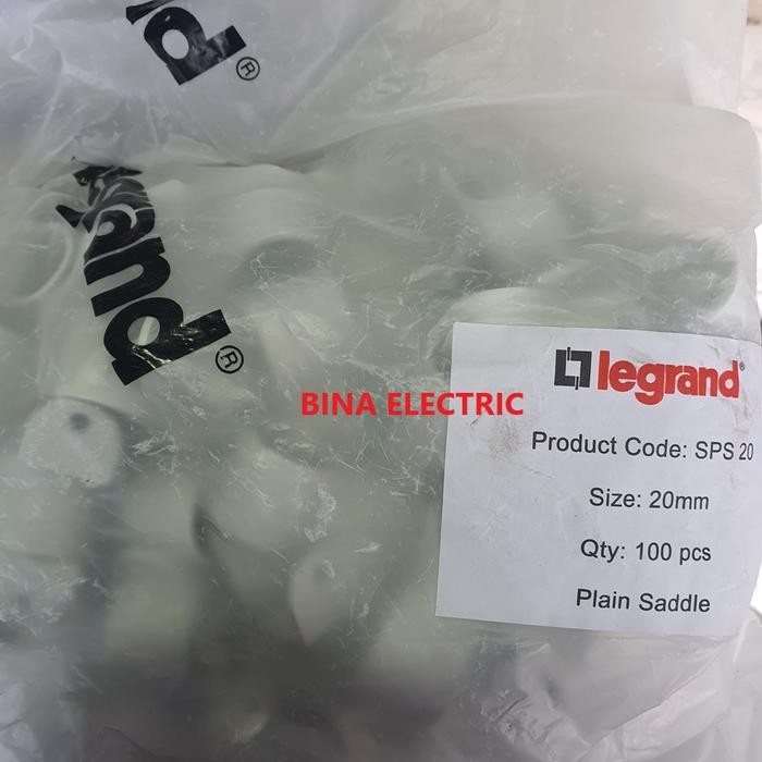 Klem Pipa Legrand 20mm / Clamp Pipa Legrand 20 MM / Klem PVC Legrand