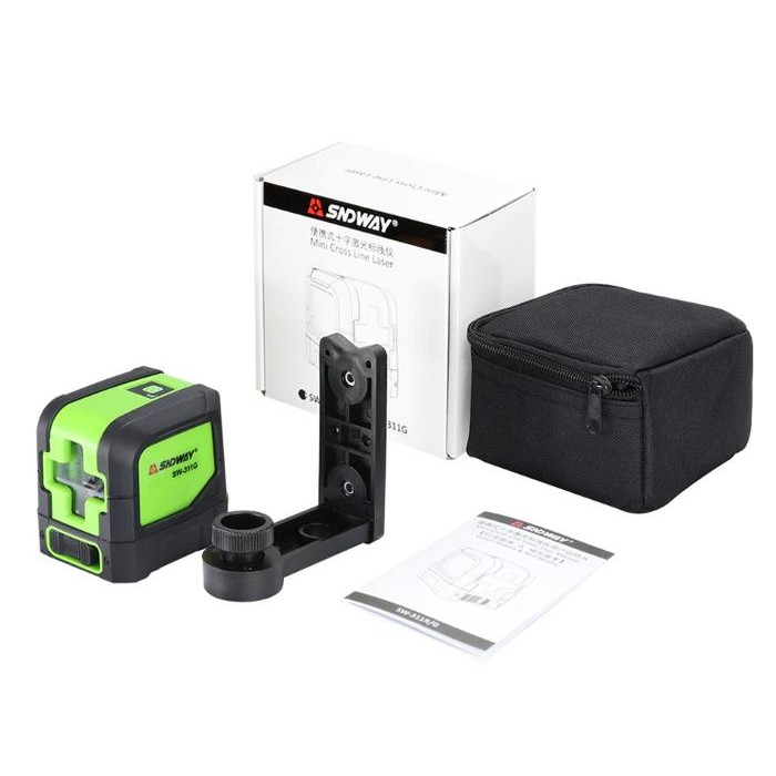 

SNDWAY Cross Laser 2 Lines Self Leveling Laser Green Hijau SW-311G/331G