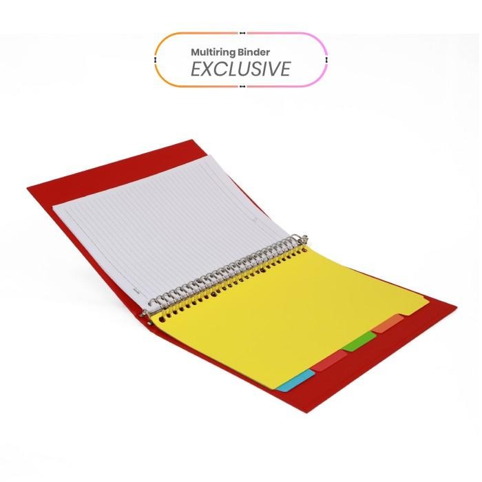 

Bantex Exclusive Multiring Binder B5/Binder Hardcover/Binder Karton 26 Ring - 1327