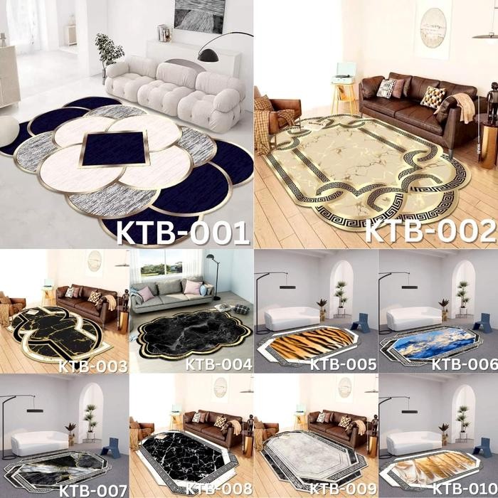 NEW MOTIF KARPET TURKEY ukuran 140x200cm ANTI SLIP