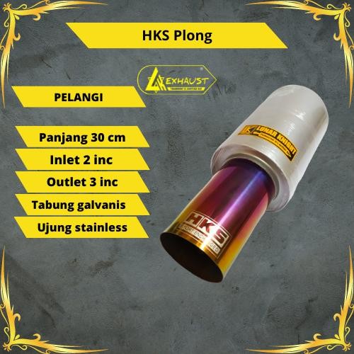 [Allthebest] Knalpot mobil racing HKS Bass adem,Gahar,Bulat