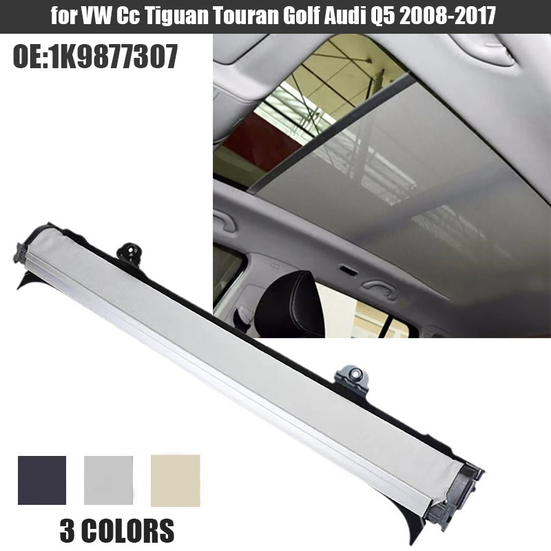 Car Sunroof Curtain Cover Sunshade Sunroof Visor for VW Cc Tiguan Touran Golf Audi Q5 2008-2017 1K98