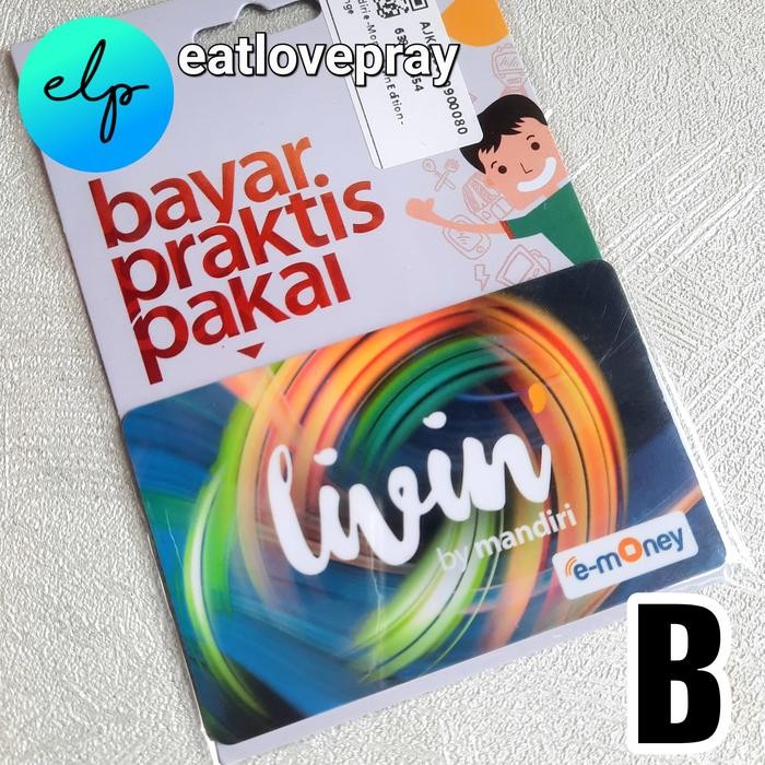 [Allthebest] KARTU eTOLL ORIGINAL LIVIN MANDIRI / E MONEY E TOLL / KARTU TOL