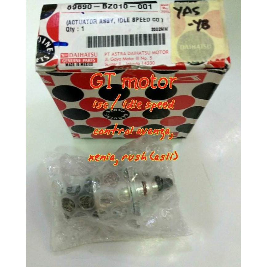 actuator isc idle speed control avanza / xenia / rush