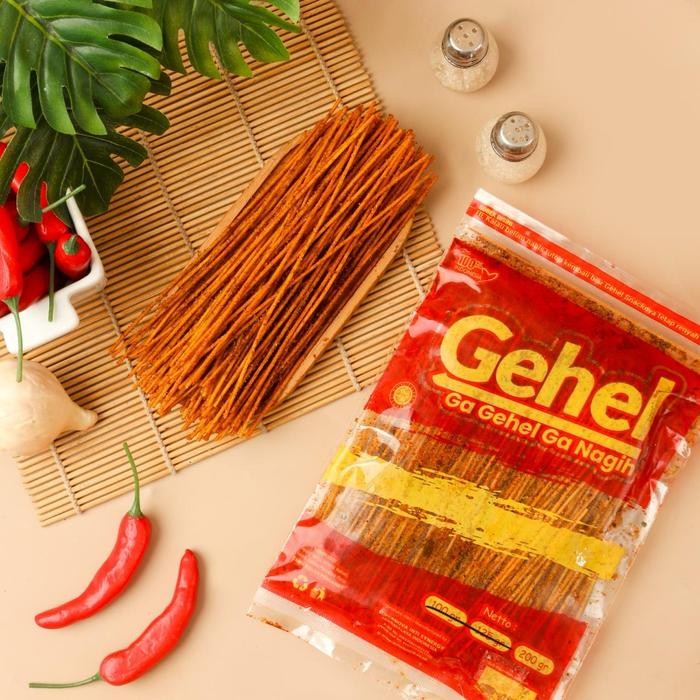 

MIE LIDI GEHEL 200gr - Makanan Ringan, Food Noodles Goreng Instan Pedas Cemilan