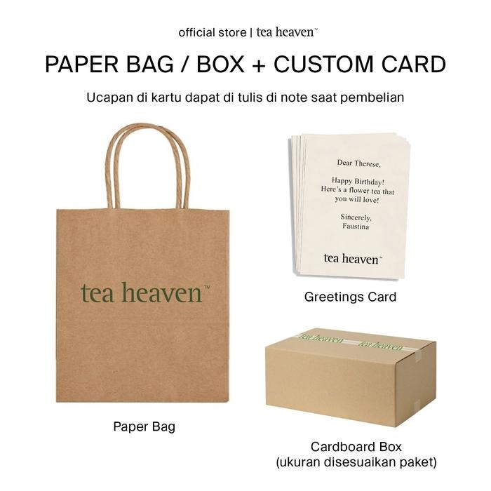 Tea Gift Card Paket Teh Birthd / Graduation / Wedding Tea Hampers