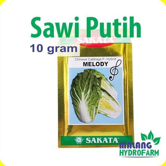 Benih Sawi Putih Melody 10 gram Sakata dataran rendah menengah tinggi bibit biji sayuran sayur