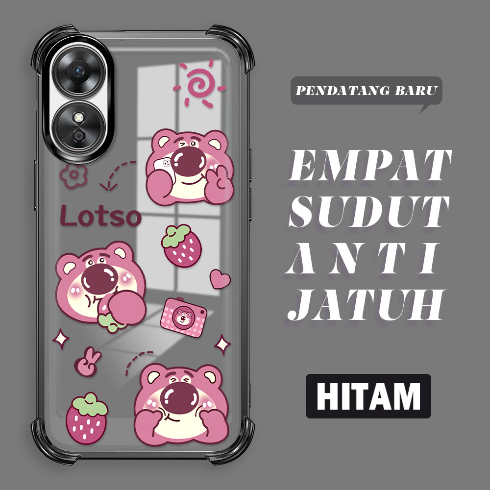 Softcase Transparan Casing For OPPO A17 A17K Case Phone Soft Cassing Softcase Kesing DLJ-S3-0051