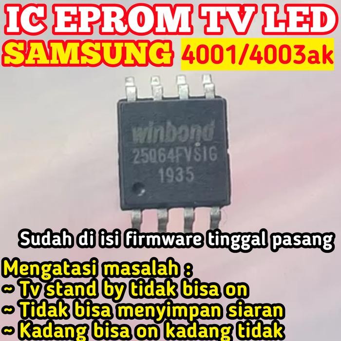 ic eprom TV LED SAMSUNG siap pakai