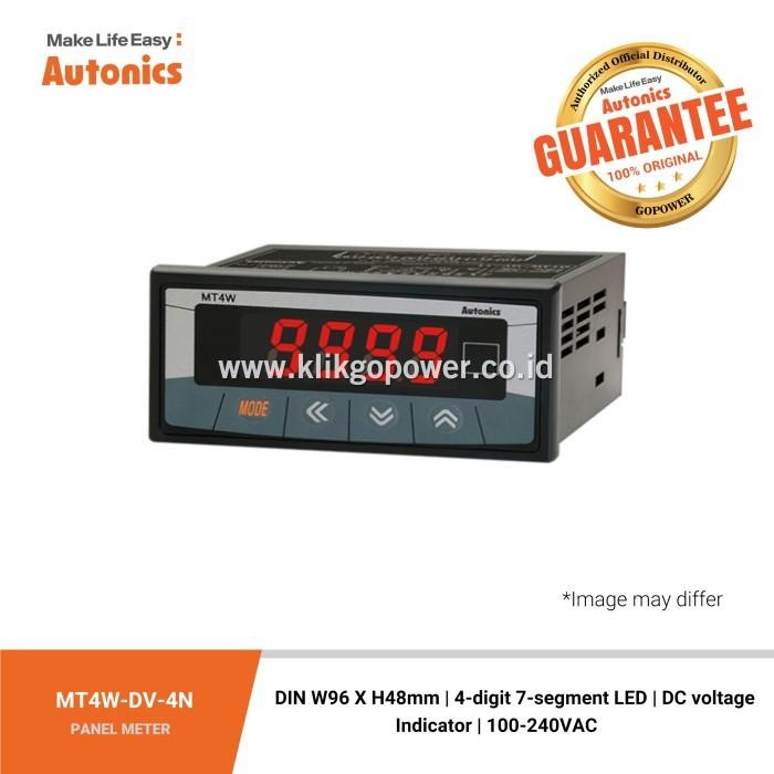 Autonics Panel Meter Mt4W-Dv-4N