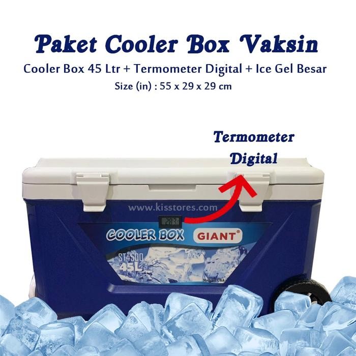 Cooler Box Vaksin 45 Liter / Box pendingin besar / cooler box besar Kode 806