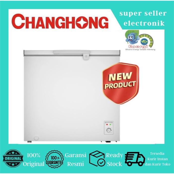 CHANGHONG Chest Freezer FCF266DW [210 LITER] Kode 50