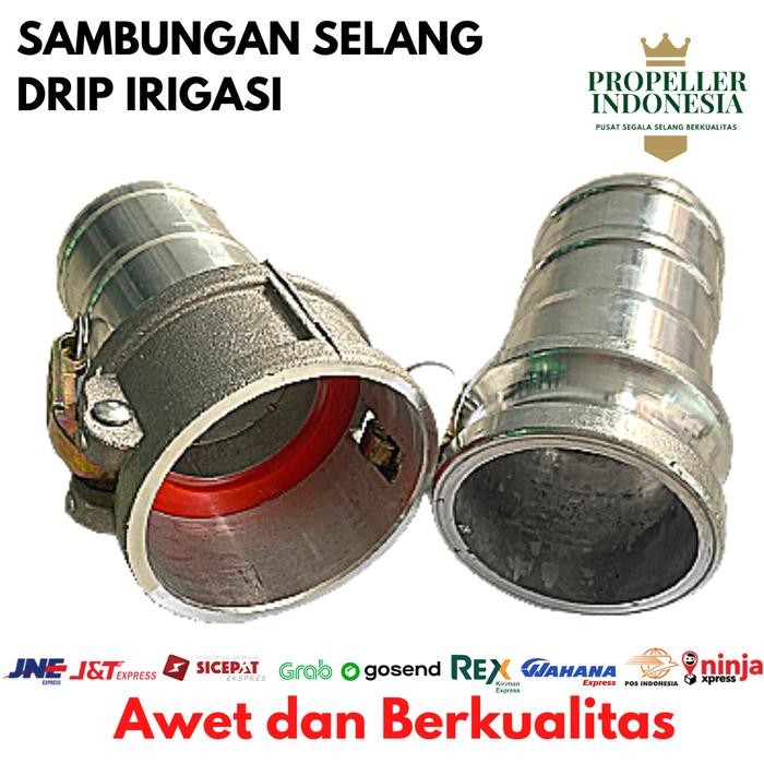 Sambungan Selang Drip Selang Irigasi Stainless 2