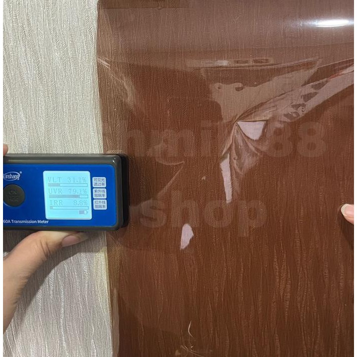 Kaca film / kaca film riben coklat / kaca film brown