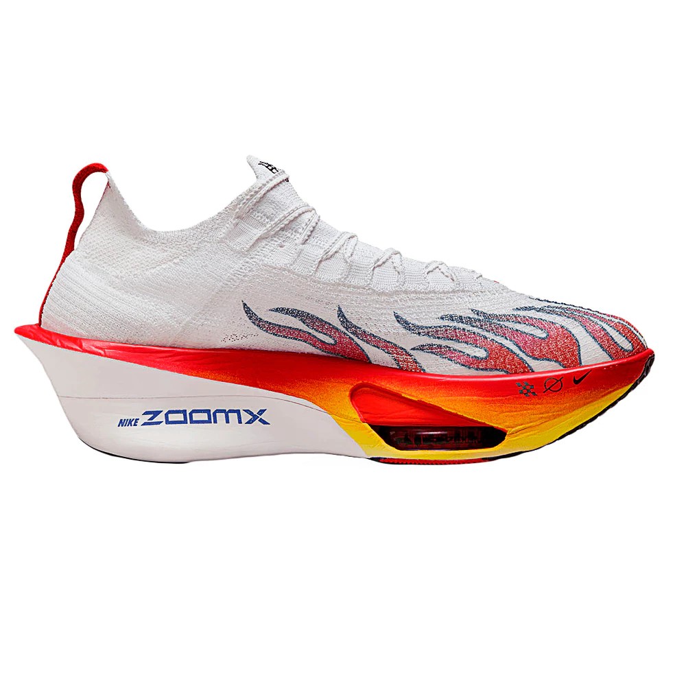 Sepatu Lari NIKE AIR ZOOM Alphafly Next% 3 Prm White Habanero Red Black