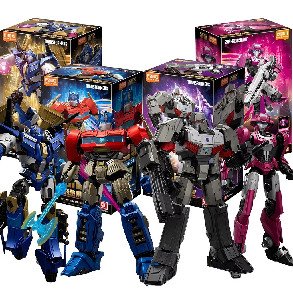 al Blokees Transformation Optimus Prime Megatron Arcee Scourge Anime Figure Action Assembly