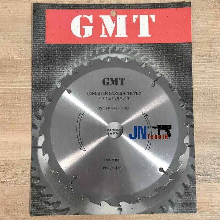 Mata Gergaji Potong Kayu Gmt 7" 24 T / Mata Circular Saw Gmt 7 Inch