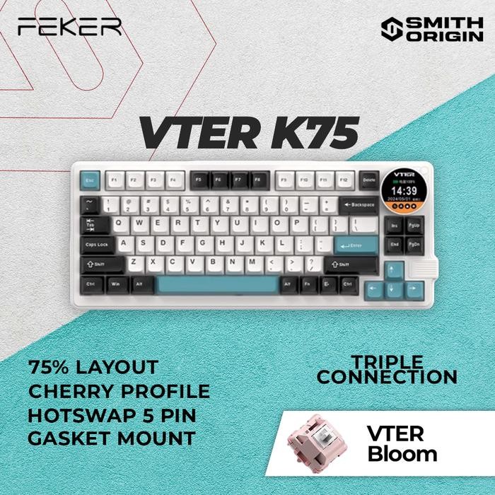 [Allthebest] FEKER VTER K75 RGB with Screen Mechanical Keyboard