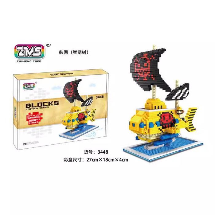 BEST BRICK KAPAL ONE PIECE BRICKS THOUSAND SUNNY BRICK GOING MERRY MAINAN KREATIF ANAK GRANDSHIP