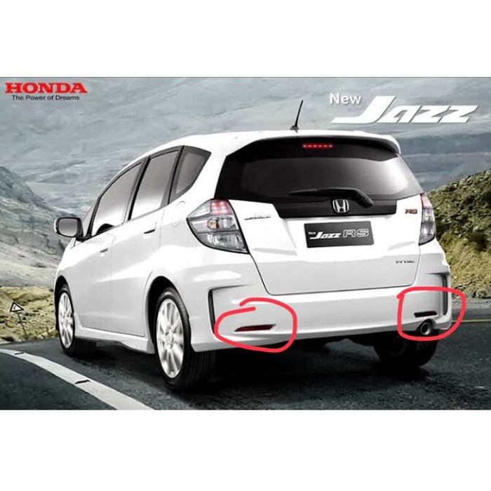Mata Kucing Lampu Reflektor Belakang Honda Jazz Rs Ge8 2012 2013, Crv
