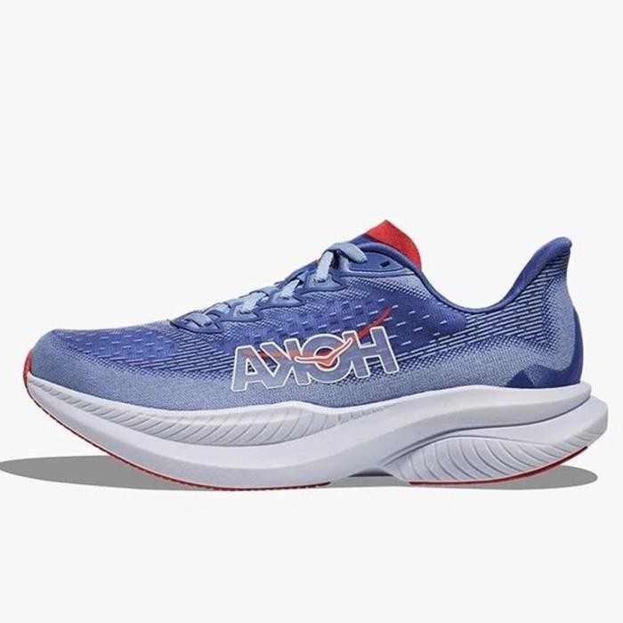Sepatu Lari Wanita Hoka One One Wmns Hoka Mach 6 Stellar Blue Original