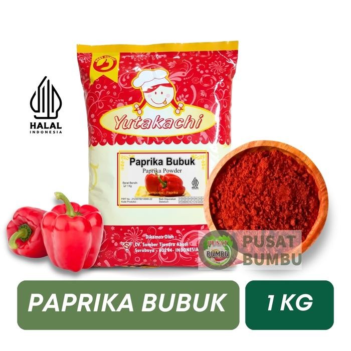 

New Paprika Bubuk 1 kg / Pusat Bumbu Rempah Bahan Masakan