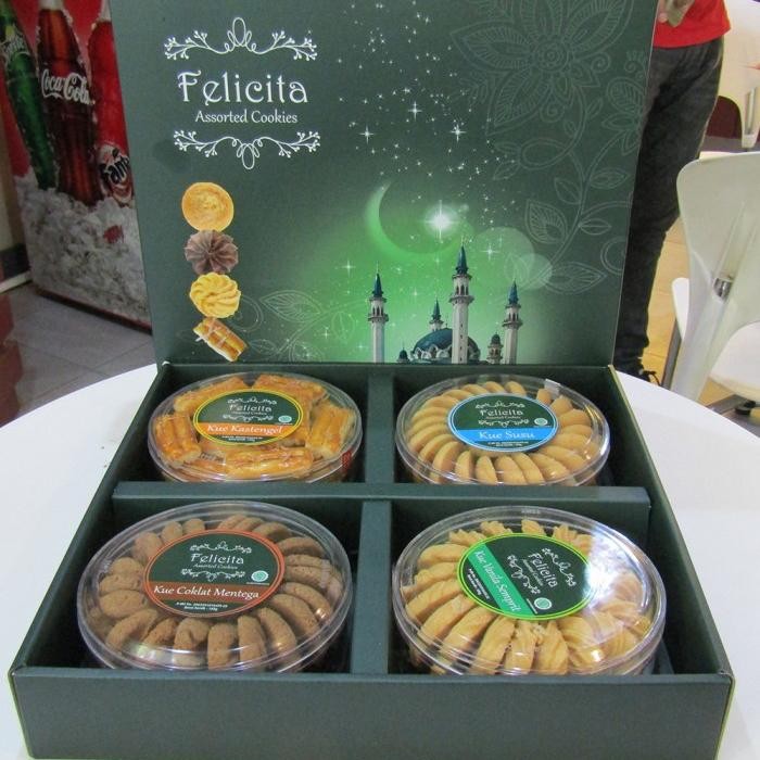 

[Preorder] Parcel Kue Lebaran Kering Felicita 4 Topless Parsel Hampers New