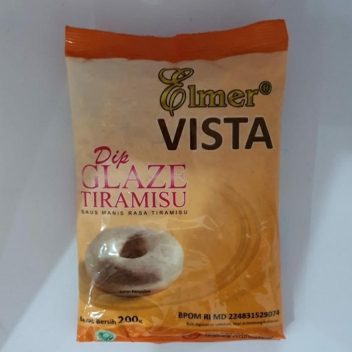 

New Elmer Vista Dip Glaze Tiramisu 200 Gr