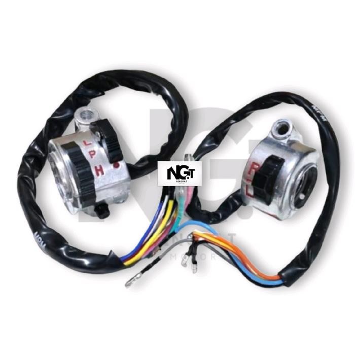 PREMIUM SAKLAR HOLDER KANAN KIRI HONDA C50 C65 C70 C90 PISPOT - Motor