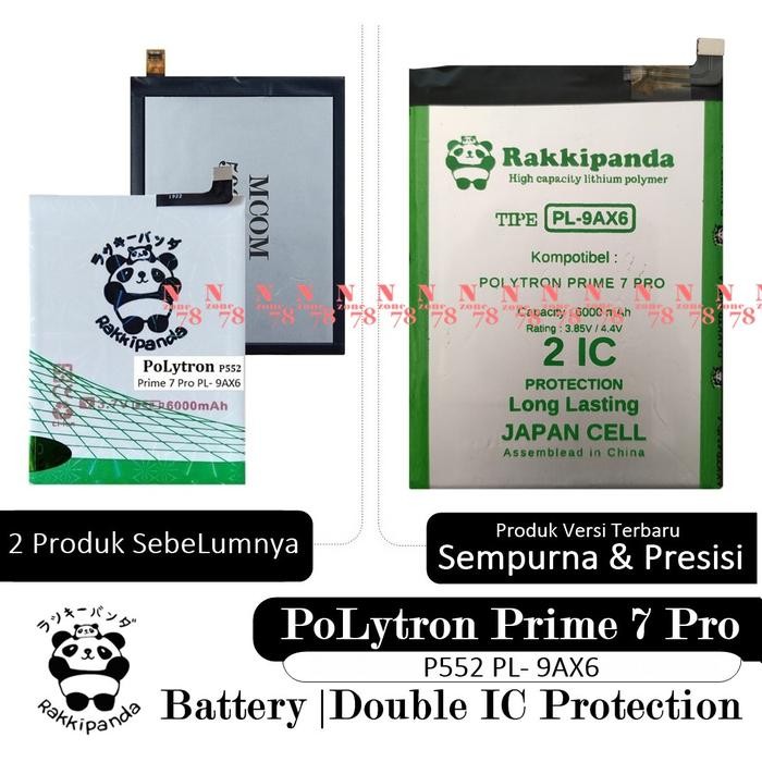 Baterai PoLytron Prime 7 Pro PL-9AX6 Double IC Protection